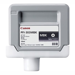 Canon PFI-303 MBK Preto Fosco - Cartucho de tinta de 330 ml